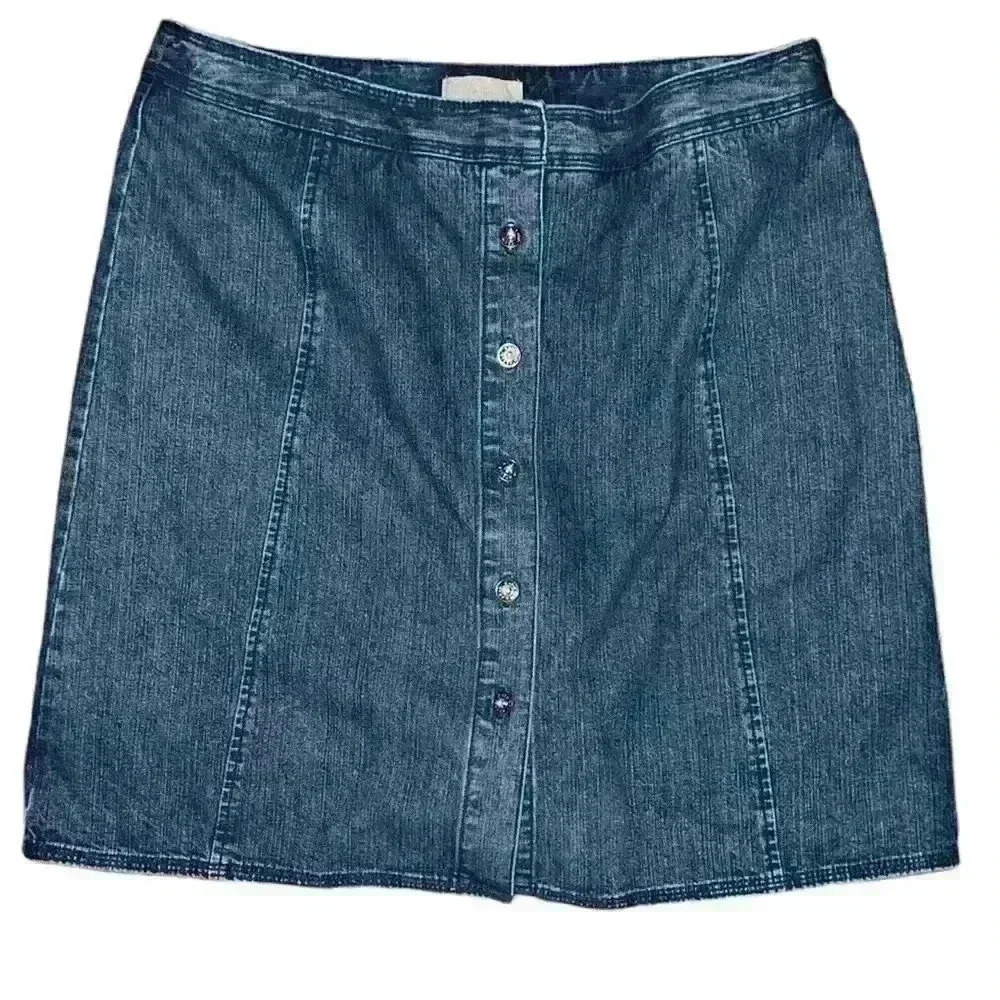 kate hill casual Skirt & Shorts Jean Sz 12 Boho Bohemian Normcore